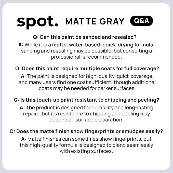 spot. Touch-Up Paint | Matte Finish - Image 7