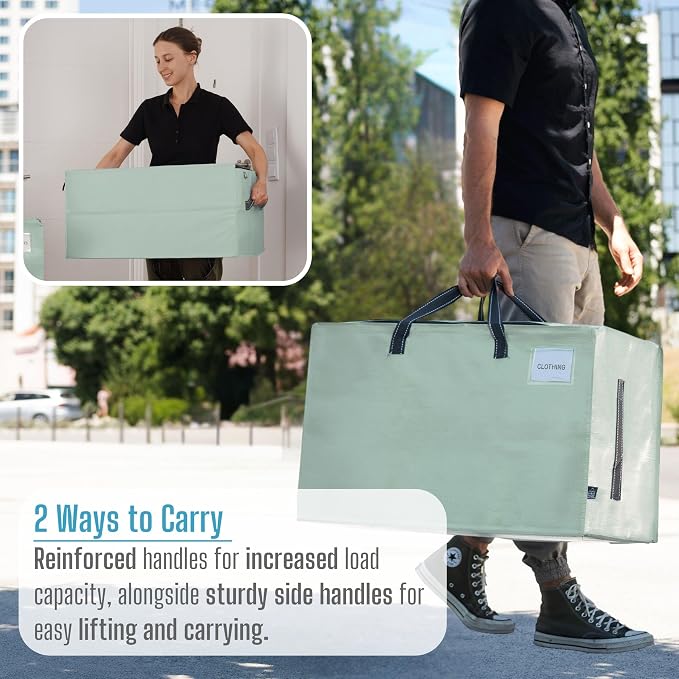 VENO 8 Pack Moving and Storage Bags, Heavy Duty, Alternative to Moving Boxes - Image 6