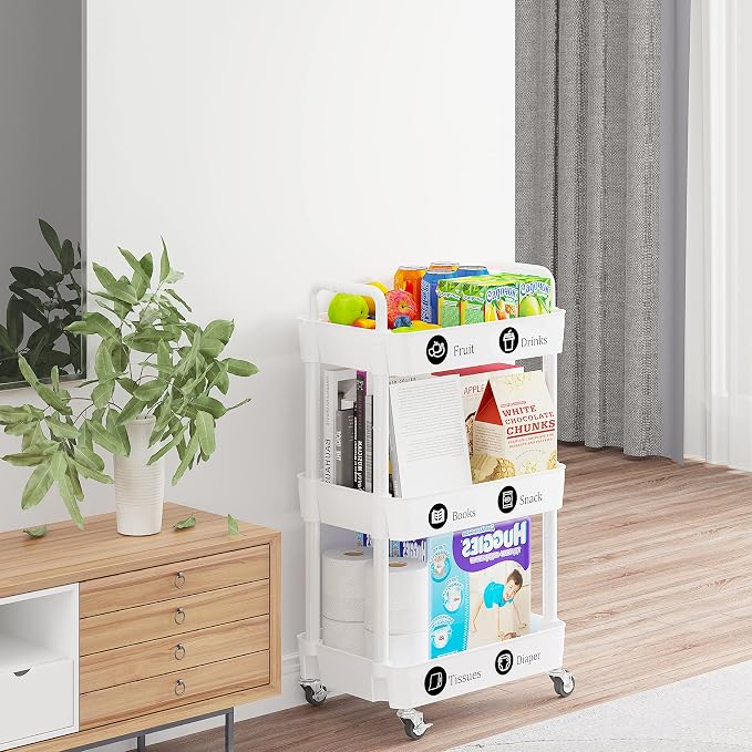 Laiensia 3-Tier Rolling Cart - Image 8