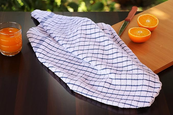 AMOUR INFINI Terry Dish Towels Pack of 4 Highly Absorbent Quick Dry Super Soft - Image 4