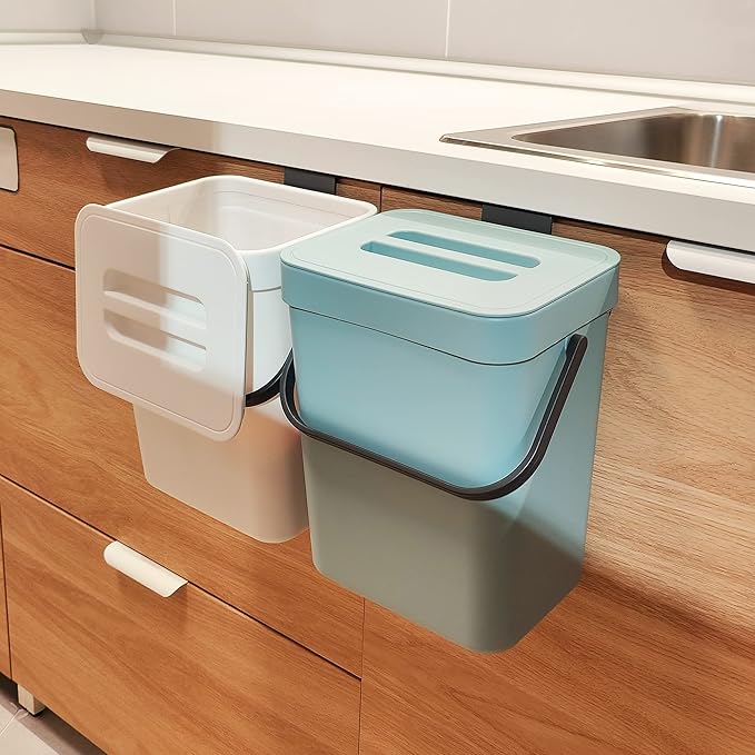 stonespace Compost Bin Indoor Kitchen Sealed, Mountable Compost Bucket by stonespace