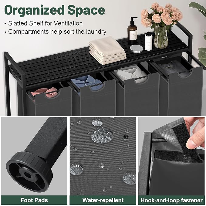 Laundry Hamper, Laundry Sorter - Image 7