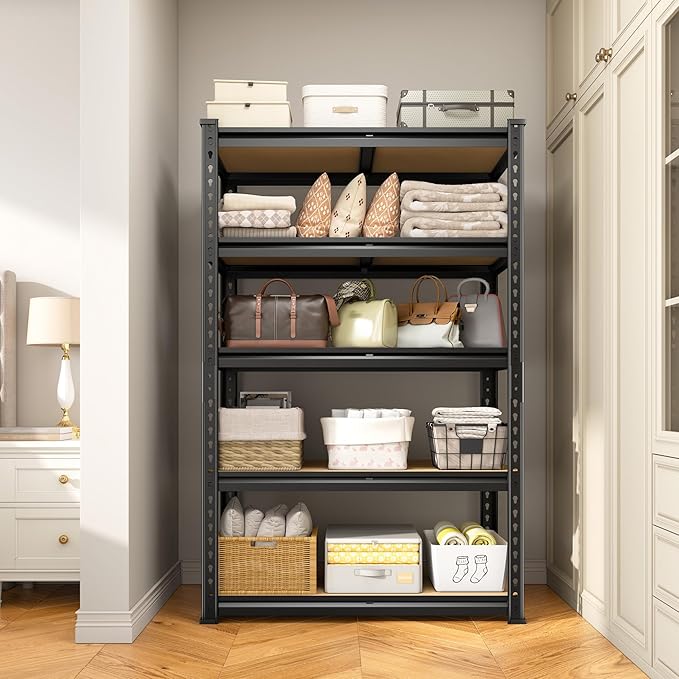 1980LBS Storage Shelves, 5-Tier Adjustable Pantry Shelves, Metal Shelving Unit - Image 8