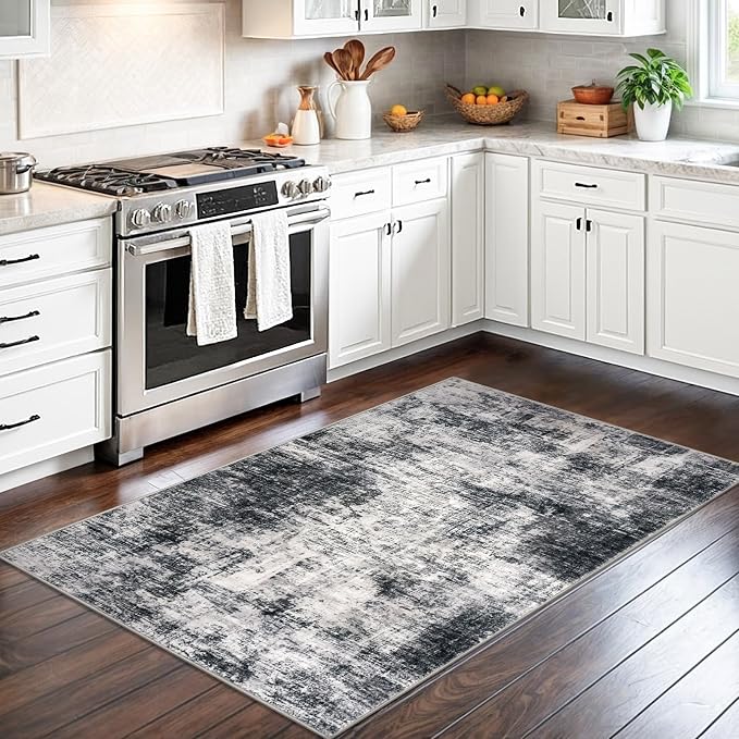 IOHOUZE Abstract Area Rug 3x5 Ft Washable Rugs - Image 2