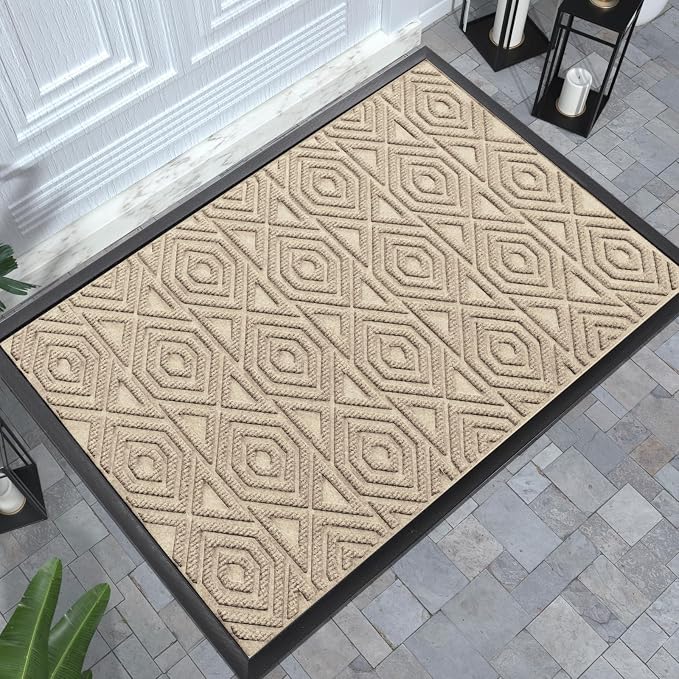 Yimobra Door Mat, Outdoor Indoor Entrance Welcome Mat, Heavy Entry Front Door - Image 9