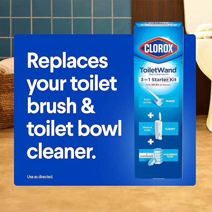 Clorox ToiletWand Toilet Cleaner Refills, Toilet brush, Rainforest Rush - Image 7