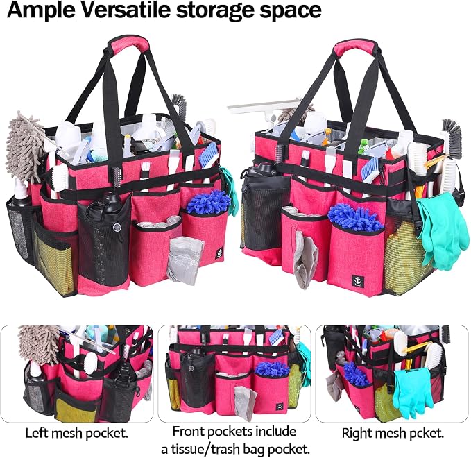 Extra Large Rolling Cleaning Caddy Bag - Image 8