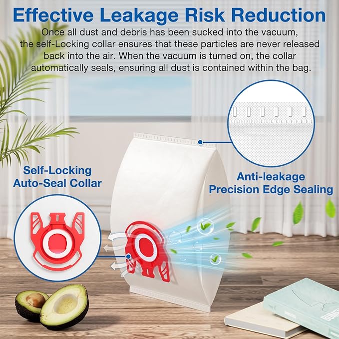 20 Pack 3D Airclean FJM Vacuum Cleaner Bags Compatible - Image 5