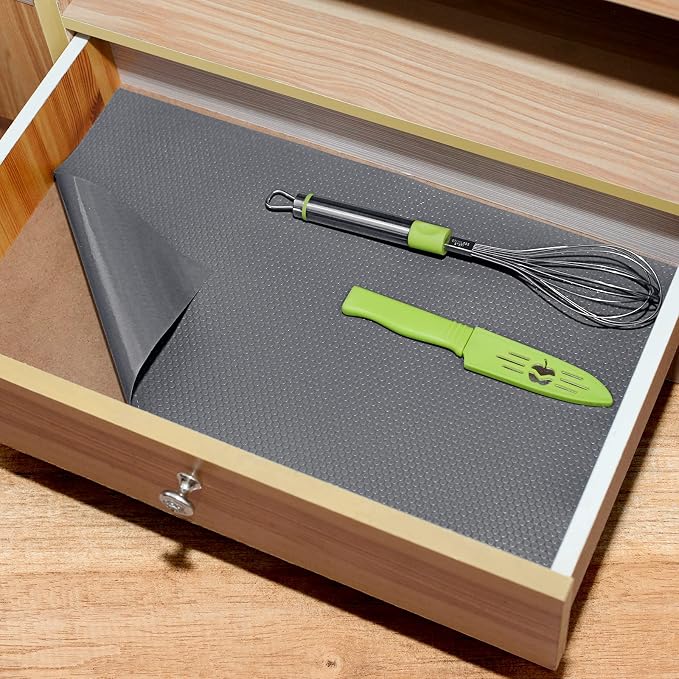 Shelf Liners for Kitchen Cabinet Waterproof Drawer Liner Non Adhesive EVA - Image 7