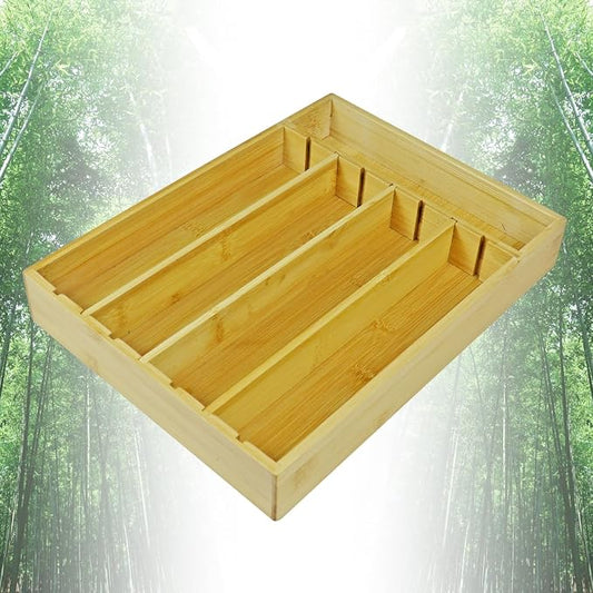 Kitchen Bamboo Drawer Organizer - Image 2