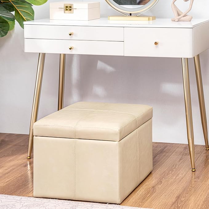 Adeco Storage Ottoman - Image 4