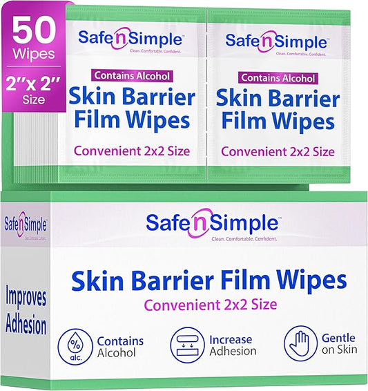 Safe n' Simple Skin Barrier Wipe by SAFENSIMPLECLEANCOMFORTABLECONFIDENT