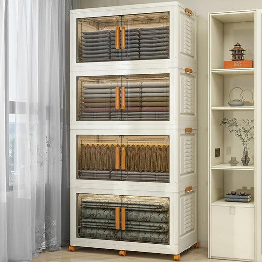 4 Tier Extra Large Stackable Storage Bins by Unknown