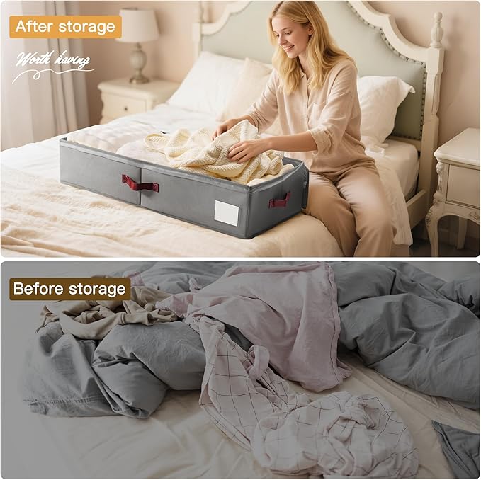Criusia Under Bed Storage Bins - Image 6