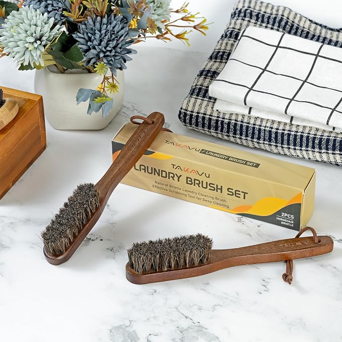 Takavu Horsehair Laundry Stain Brush Set - Image 8