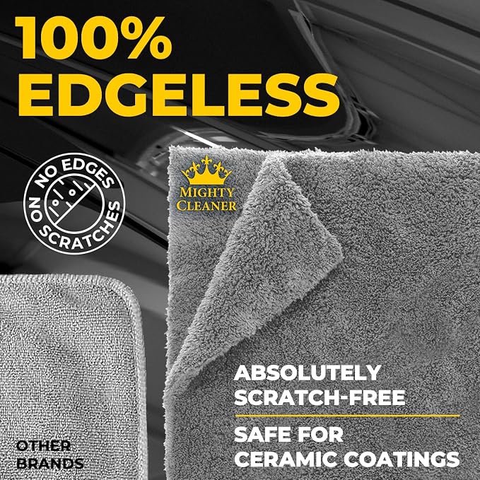 Edgeless Microfiber Towels for Cars – 6pk - Image 4