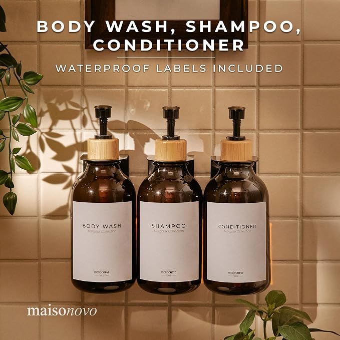 MaisoNovo Shampoo and Conditioner Dispenser - Image 5