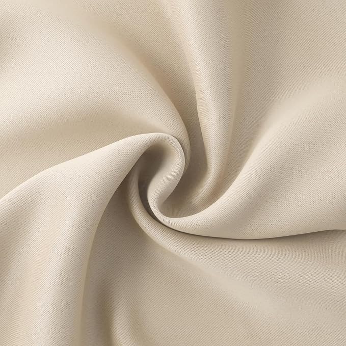 BGment Champagne Blackout Curtains 45 Inches Long - Image 7