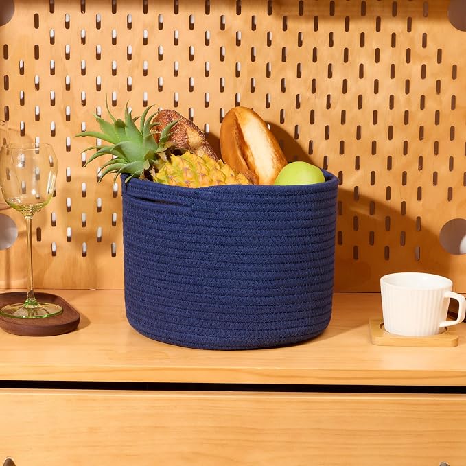 Small Basket for Organizing | Cube Shelf Closet Storage Baskets | 9.7×9.7×7.1” - Image 5