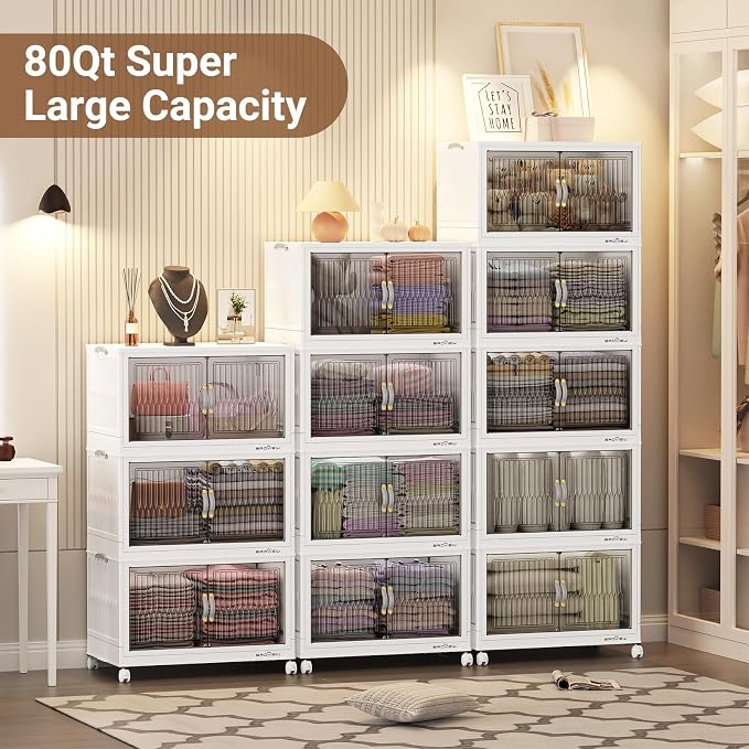 BROVIEW 400Qt Stackable Storage Bins - Image 6