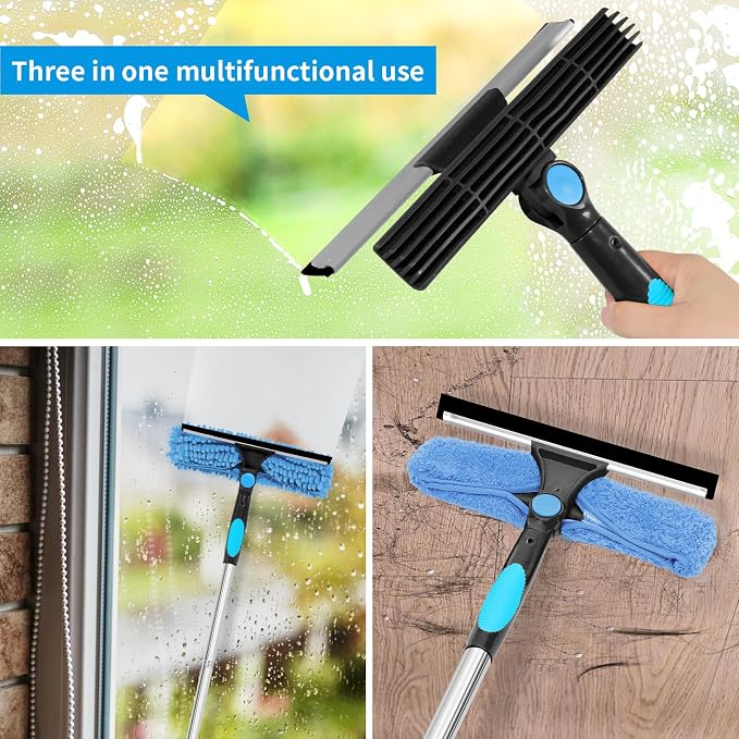 Professional 72'' Window Squeegee Cleaning Washing Tool/Kit - Image 3