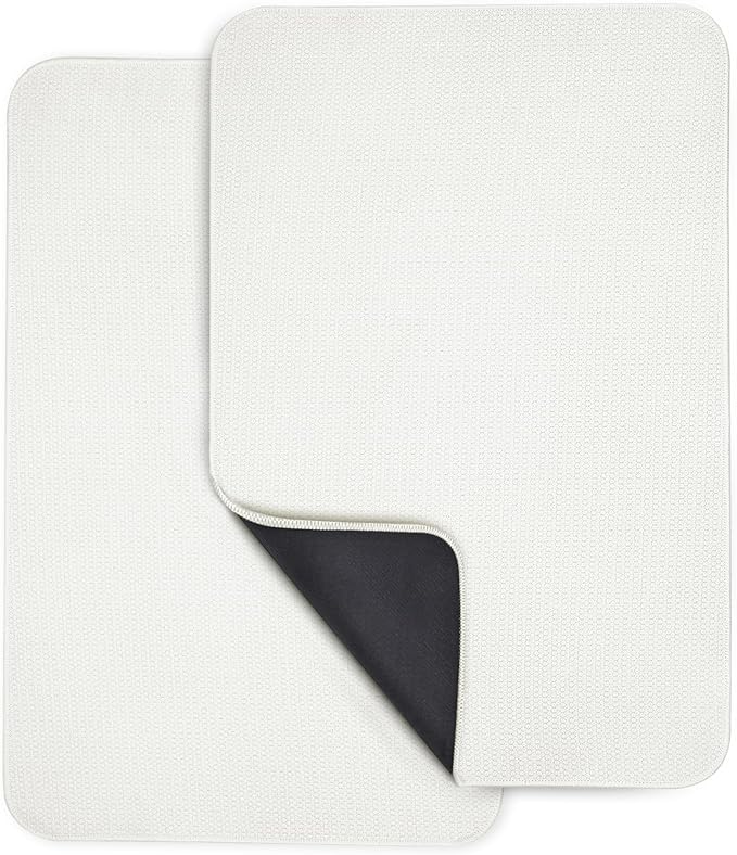 Bath Mat, Ultra Thin Bathroom Rugs, Rubber Bath Mats by BosapDirect