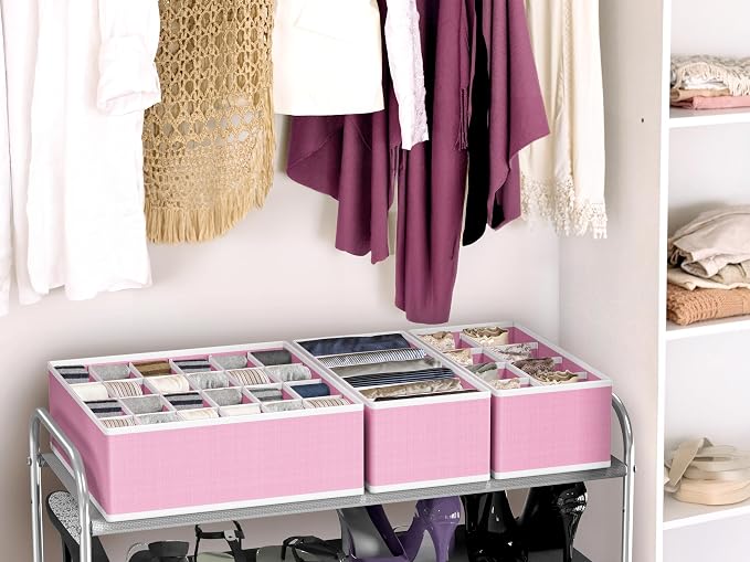 Simple Houseware 4-Pack Drawer Organizer Set - Image 8