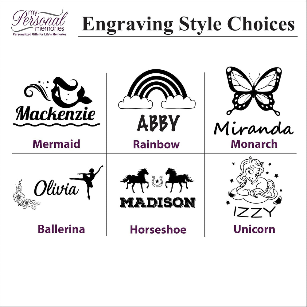 My Personal Memories Personalized Jewelry Box for Girls - Custom Engraved wit...