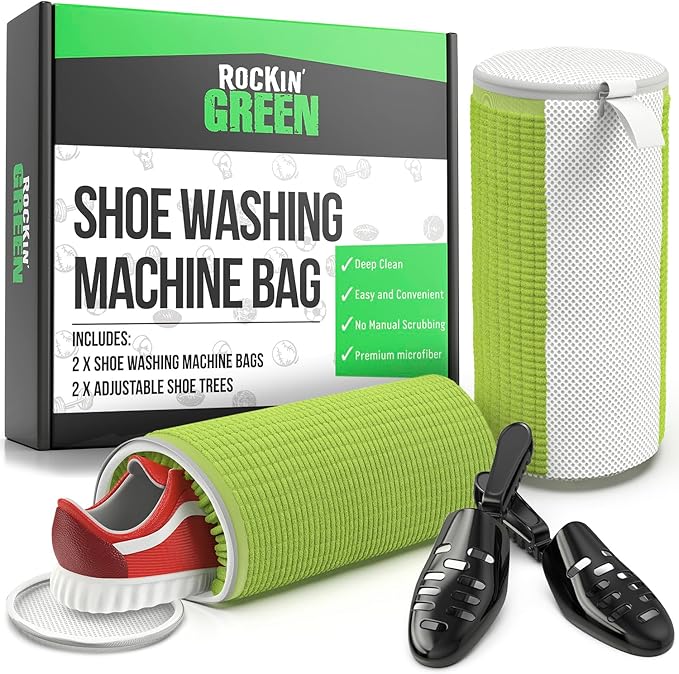 Rockin'Green Shoe Washing Machine Bag by RockinGreen
