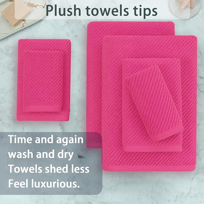 Hot Pink Towels - Image 5