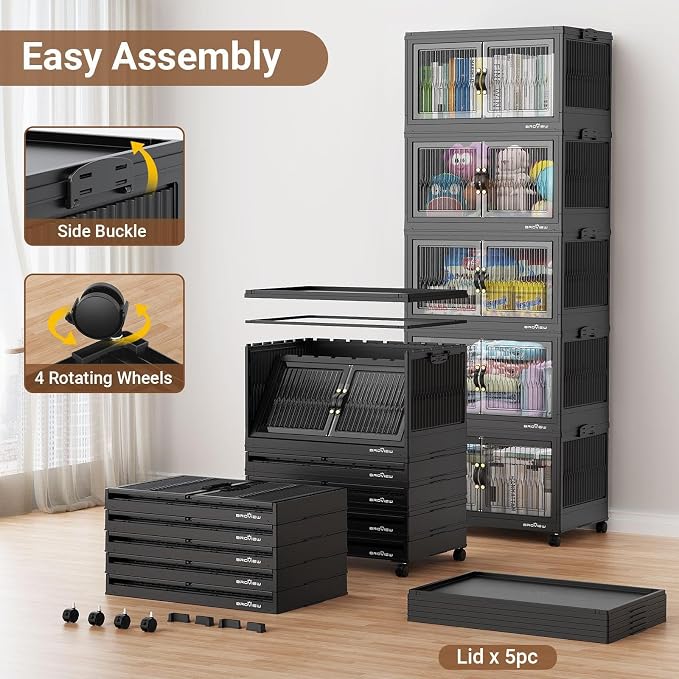 BROVIEW 600Qt Stackable Storage Bins - Image 6