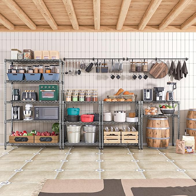 4080 lbs Steel Storage Shelving 6-Tier Utility Shelving Unit Steel Organizer - Image 2