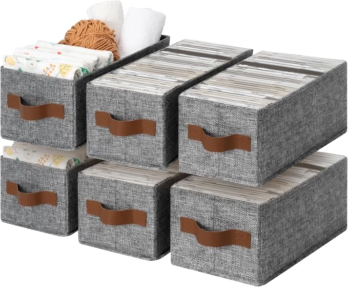 GRANNY SAYS Small Fabric Storage Bins by GRANNYSAYS