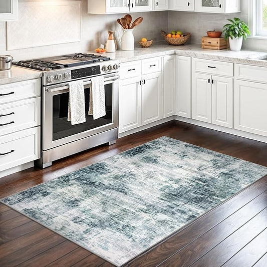 IOHOUZE Abstract Area Rug 3x5 Ft Washable Rugs - Image 2