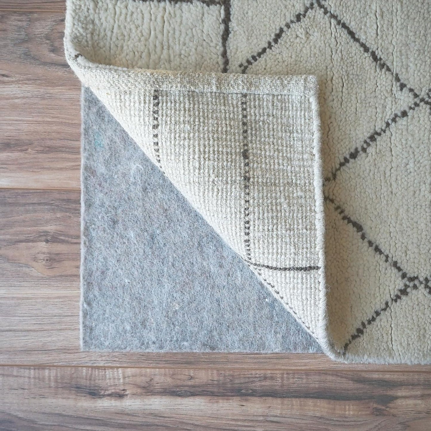 RUGPADUSA, 10'x14', Non-Slip Felt and Rubber Rug Pad (1/4" Thick), Protects Your Floors, Low-VOC, 100% Made in the USA, 2-Year Warranty