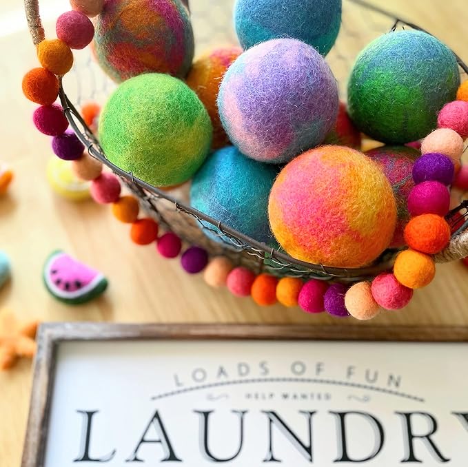 Friendsheep Wool Dryer Balls, Organic Reusable Fabric Softener Alternative - Image 8
