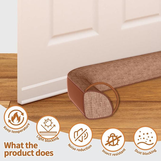 QUOLIX Triangle Under Door Draft Stopper Bottom Door Gap Filler & Seal - Image 2