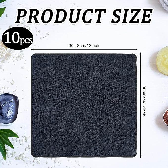 Tanlade Microfiber Cleaning Cloth Cleaning Rags Reasonable Kitchen Towels - Image 2