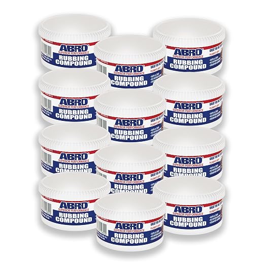 ABRO Superior Performance Rubbing Compound, 10 oz., Buffing Compound by ABRO