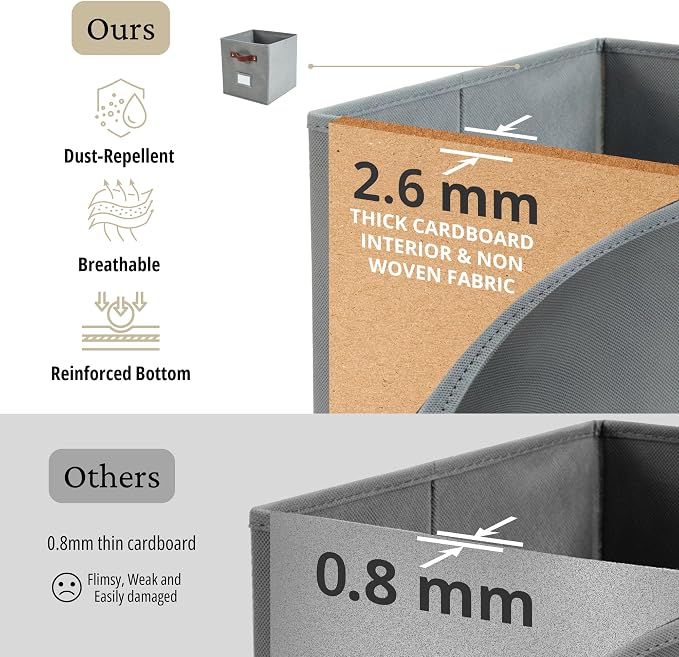 DECOMOMO Storage Bins, Cube Storage Bin - Image 5