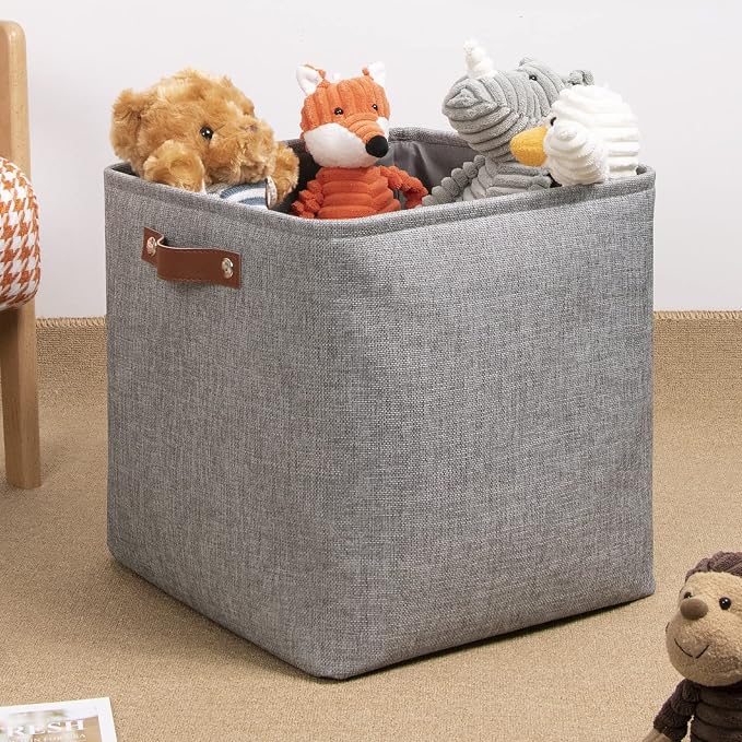 DULLEMELO Cube Basket for Storage and Organization, Collapsible Fabric Cube for - Image 6