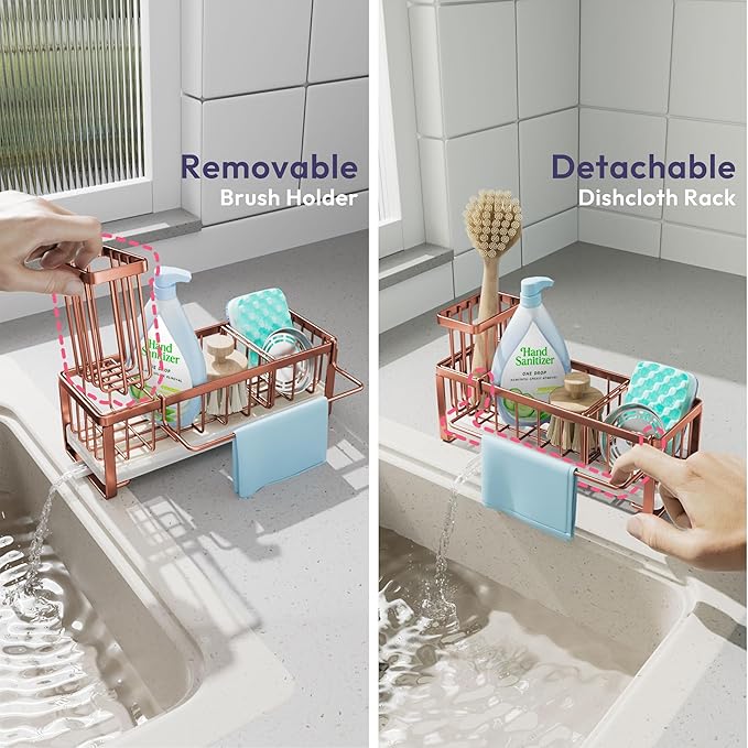 SWTYMIKI Sponge Holder for Kitchen Sink - Image 3