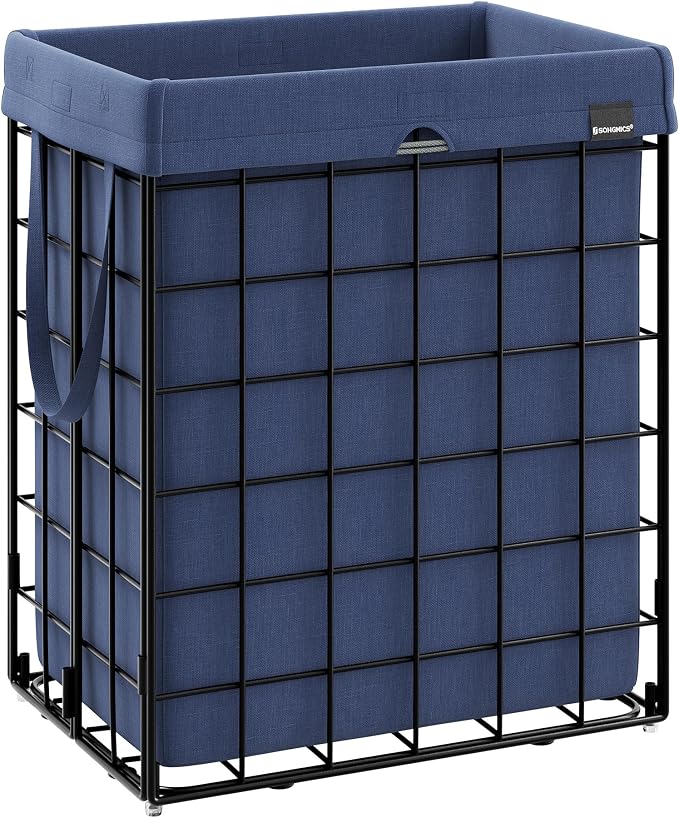 SONGMICS Laundry Hamper, 23.8 Gal. Laundry Basket, Collapsible Clothes Hamper by SONGMICSbySONGMICSHOME