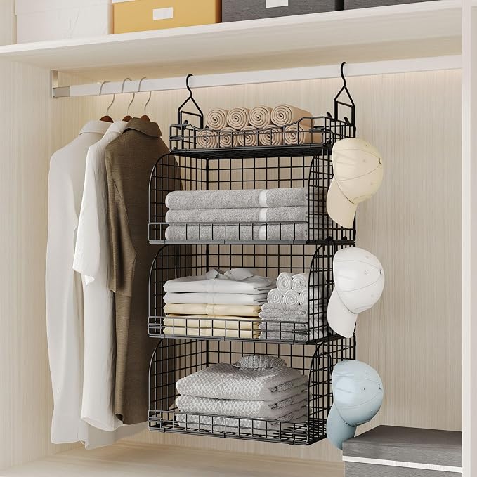 HapiRm Hanging Closet Organizer Storage - Image 5