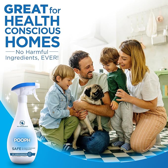 POOPH® Pet Odor Eliminator – 32 fl oz Bottle – Organic, NO Fragrances, NO Harsh - Image 4