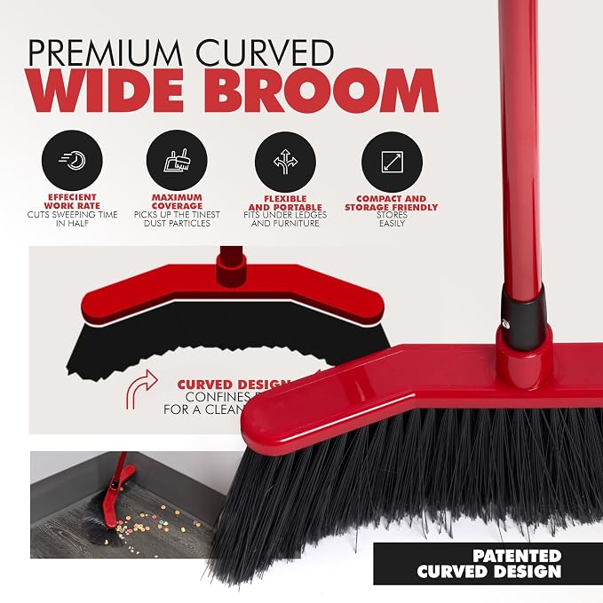 Da Vinci Curved Angle Broom 1pc - Image 5