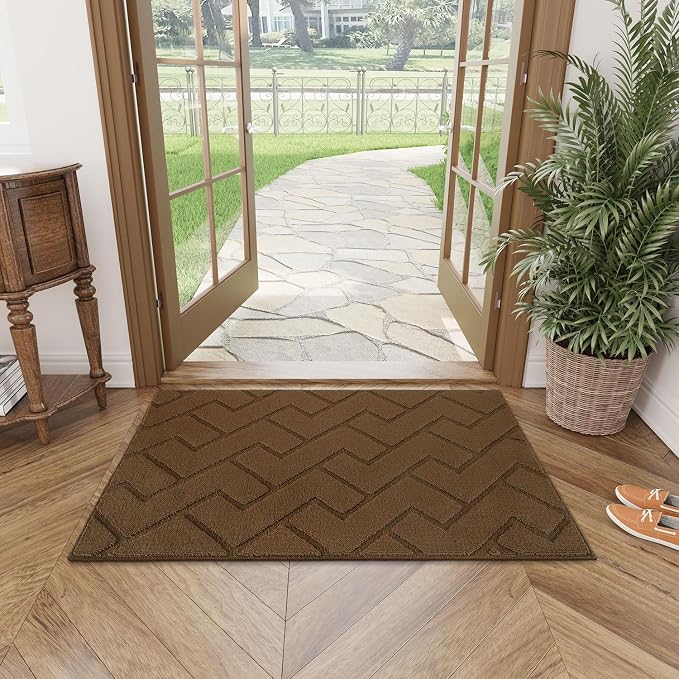 hicorfe Indoor Doormat, Front Back Door Mat TPR Backing Non Slip Mats 20"x31.5" - Image 8