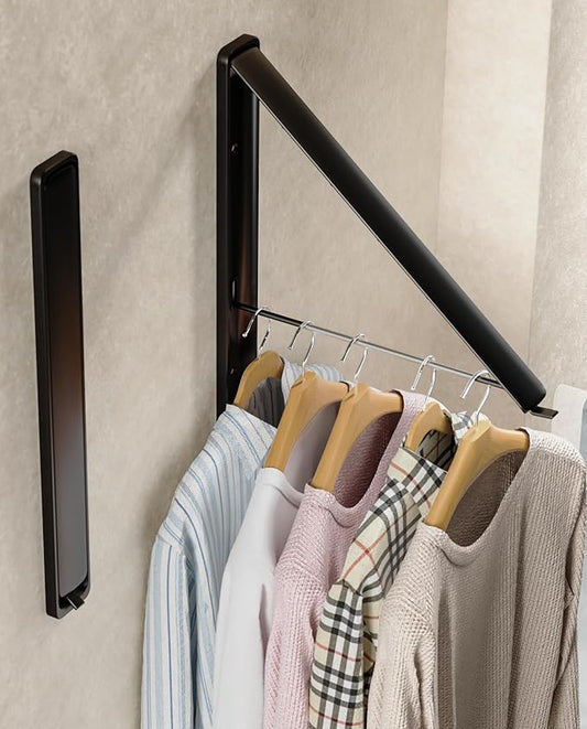 Dr.DJ Clothes Drying Rack Wall Mounted, Retractable & Foldable Clothes Hanger by DrDJ