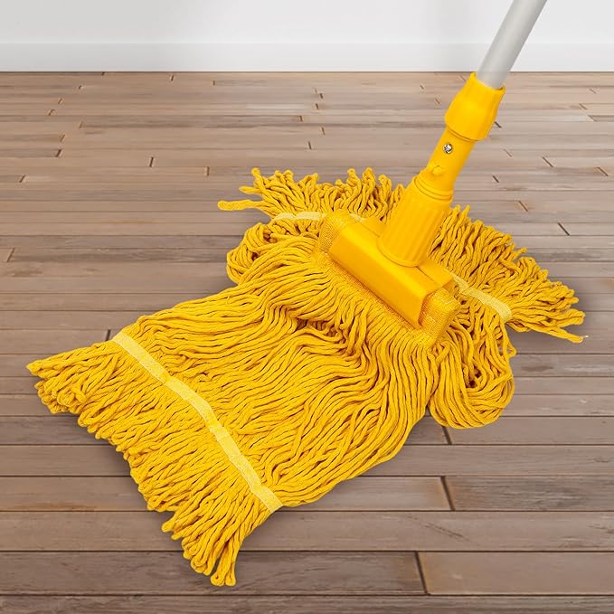 Pack of 2 Heavy Duty Commercial Mop Head Replacement, General Cleaning Mop - Image 4