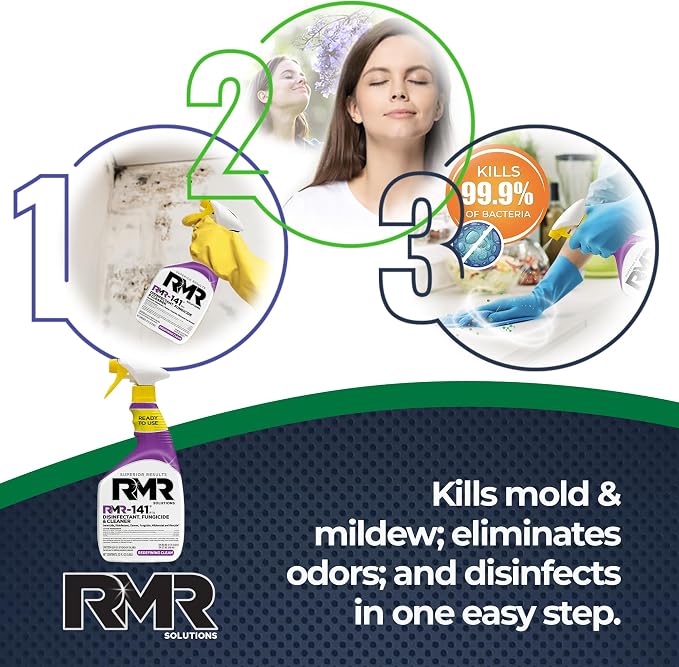 RMR-141 EPA Registered Mold and Mildew Killer, Eliminates Odors, Removes Mold - Image 6
